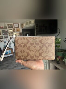 Coach Large Signature Wristlet
